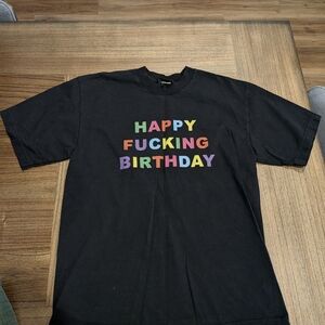 Teddy Fresh Black Shirt with Multicolor Logo